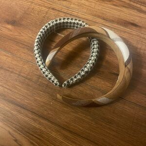 Source Unknown Brown and Black Headbands